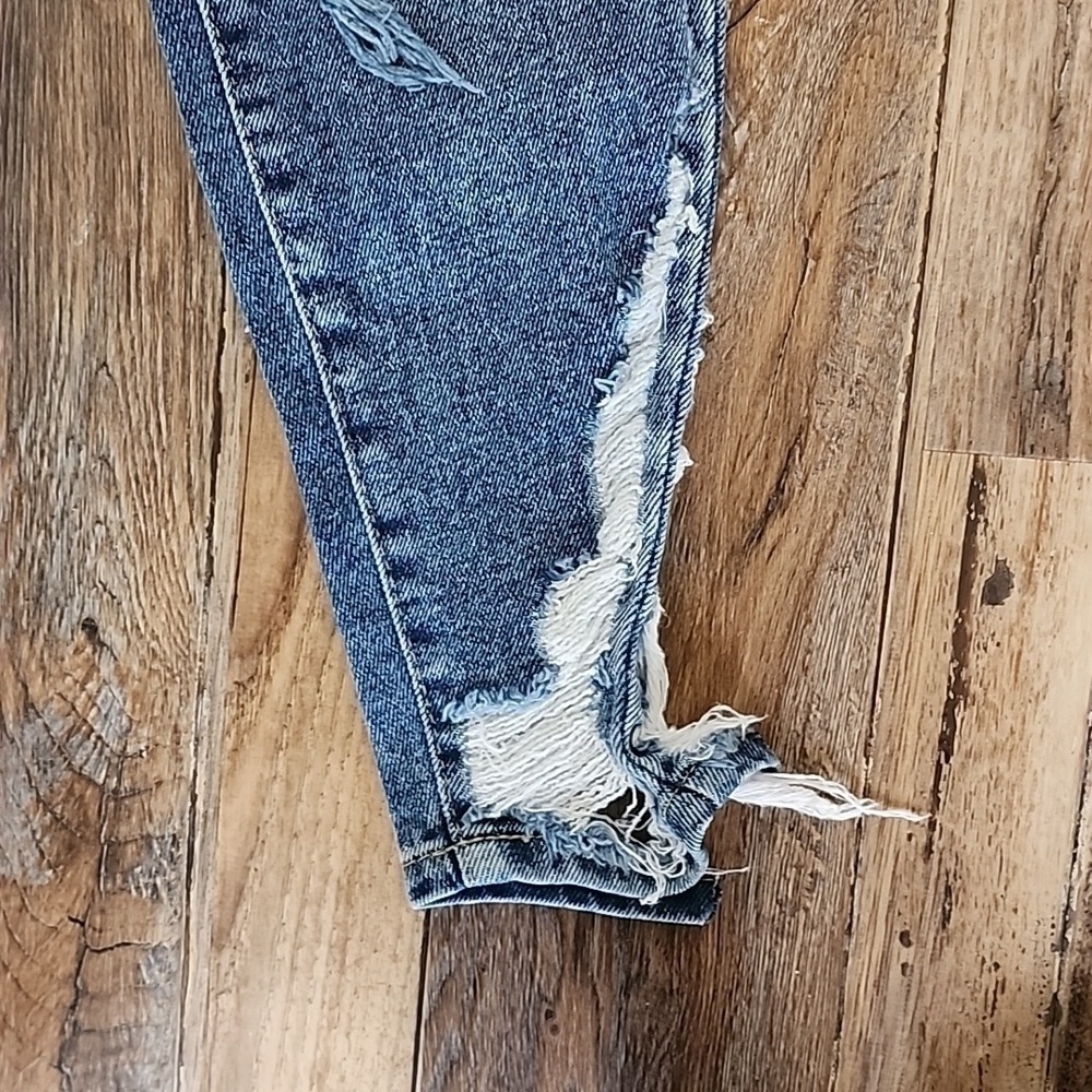 Free People We The Free Distressed Jeans Sz 25 - Picture 2 of 7